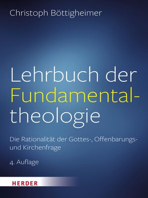 cover image of Lehrbuch der Fundamentaltheologie